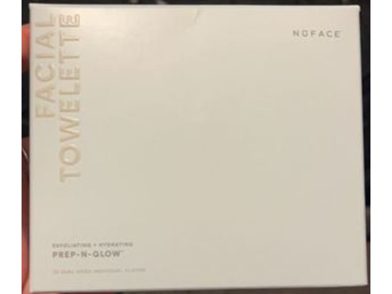 NuFACE Prep-N-Glow Facial Towelette, 20 Count