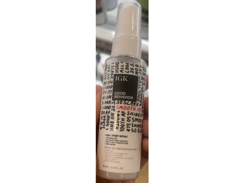 IGK Good Behavior 4-in-1 Prep Spray, 2 fl oz/60 mL