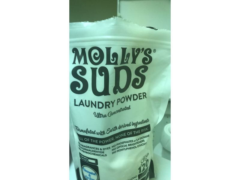 Molly's Suds Original Laundry Powder, Unscented, 120 Loads