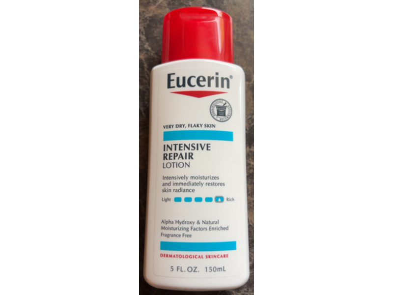 Eucerin Intensive Repair Lotion, 5 fl oz/150 mL, Pack Of 3