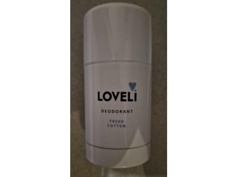 Loveli Deodorant, Fresh Cotton, 75 mL