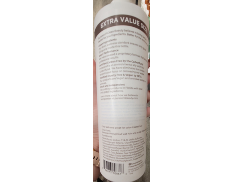 Purezero Repairing Shampoo Moroccan Argan Oil, 20 fl oz/591 mL