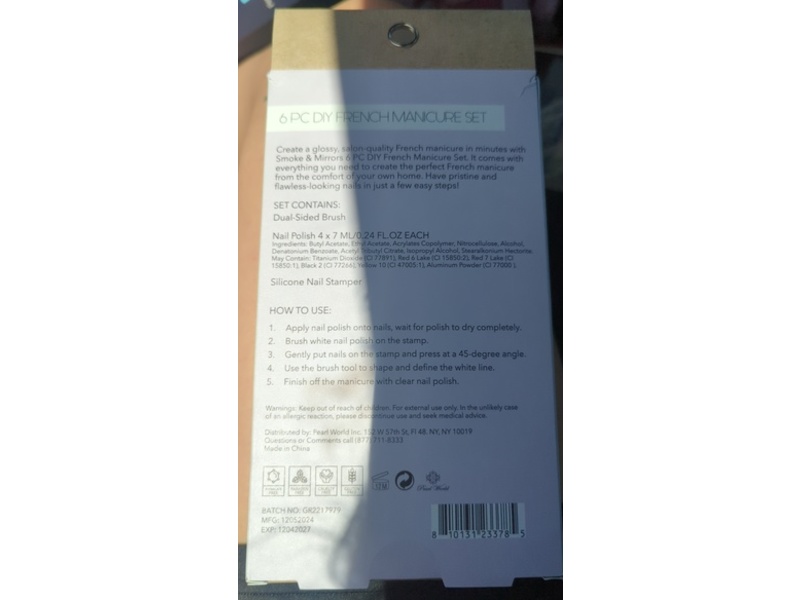 Smoke & Mirrors French Manicure Set,