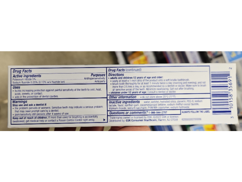 Sensodyne Pronamel Active Shield Toothpaste, Fresh Mint, 3.4 oz/96.4 g