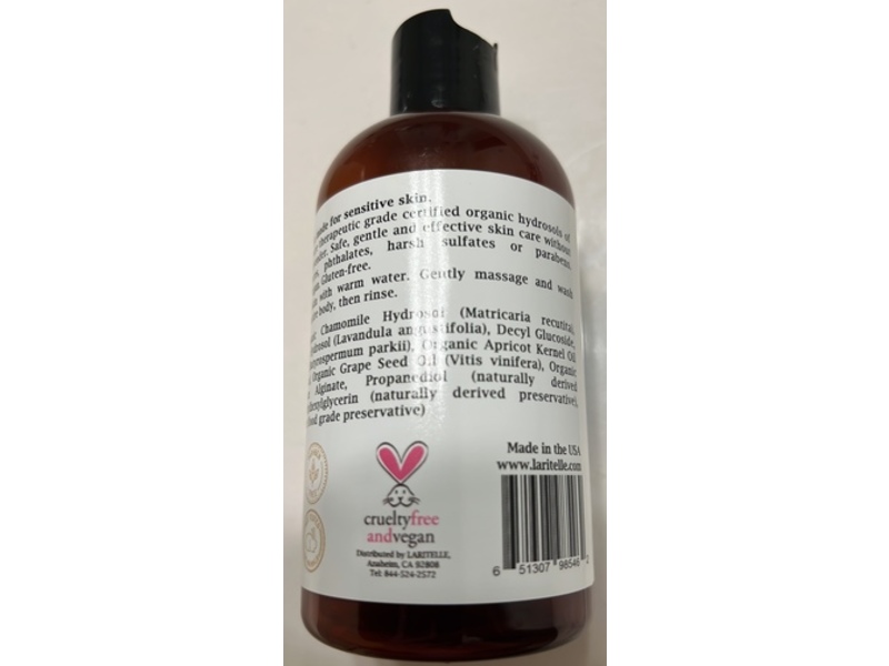 Laritelle Organic baby Body Wash, 8.5 fl oz/250 mL