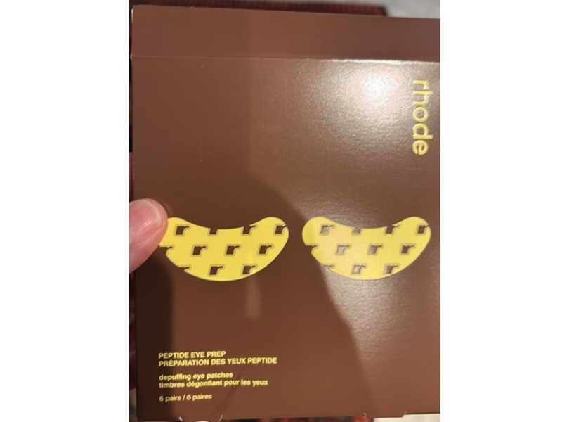 Rhode Peptide Eye Prep Depuffing Eye Patches, 6 Pairs