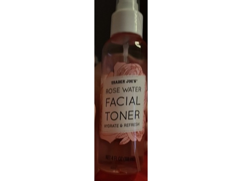 Trader Joe's Facial Toner, Rose Water, 4 fl oz/118 mL