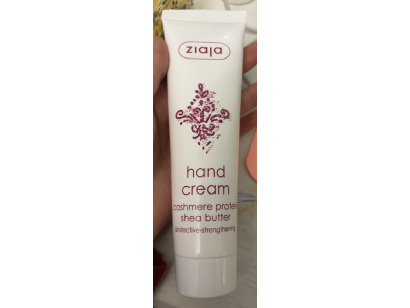 Ziaja Cashmere Protein Hand Cream, Shea Butter, 3.5 fl oz/100 mL