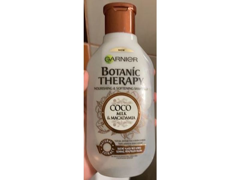 Garnier Botanic Therapy Nourishing & Softening Shampoo, Coco Milk & Macadamia, 250 mL