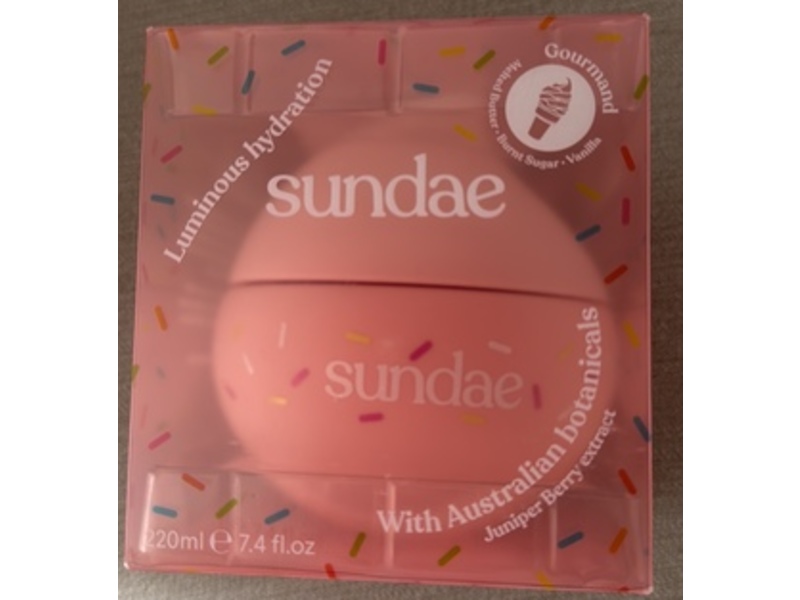 Sundae Body Whip Moisturizer, Birthday Cake, 7.4 fl oz/220 mL
