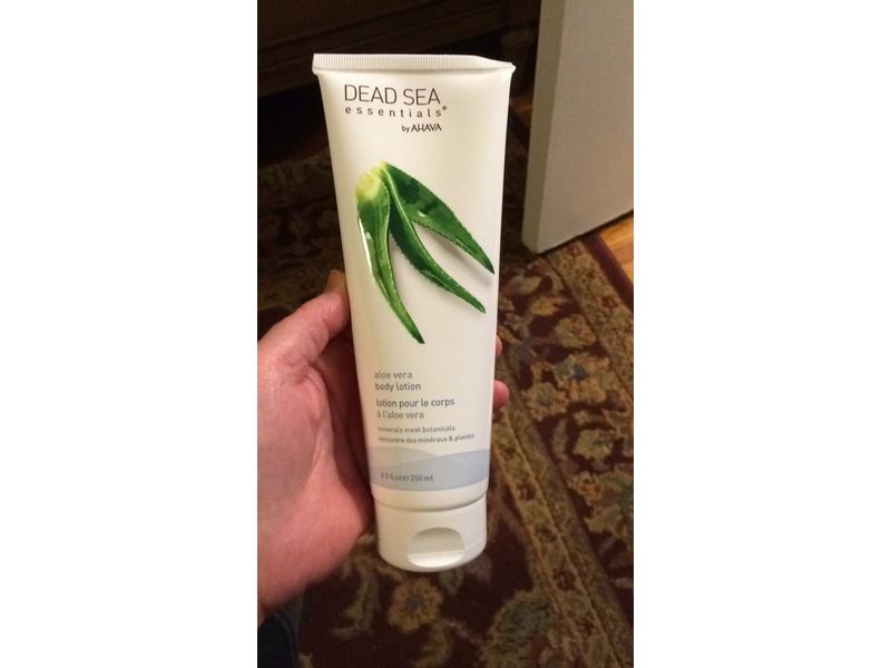 dead sea essentials by ahava aloe vera body lotion