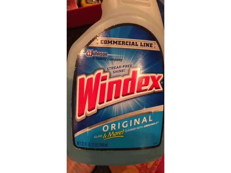 Windex Commercial Line Glass Cleaner, Original, 32 fl oz/946 mL
