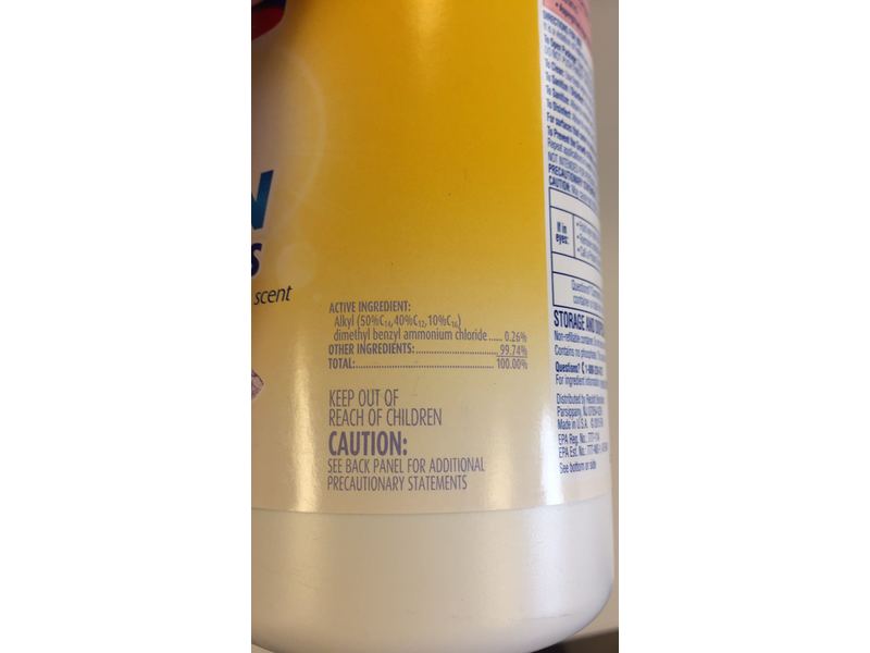 Lysol Dual Action Wipes, Citrus Scent, 279 g, 35 Count, Pack Of 3