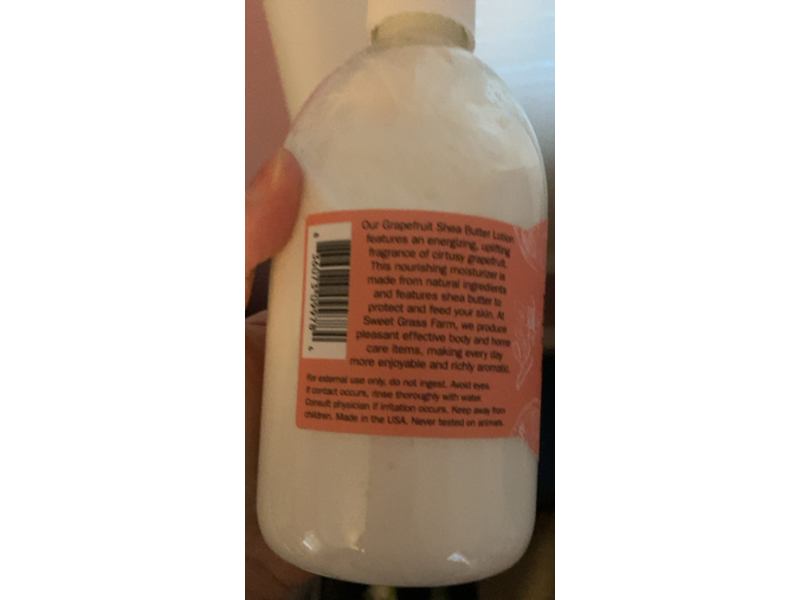 Farmhouse Fresh Shea Butter Lotion, Grapefruit, 16.9 oz/500 mL