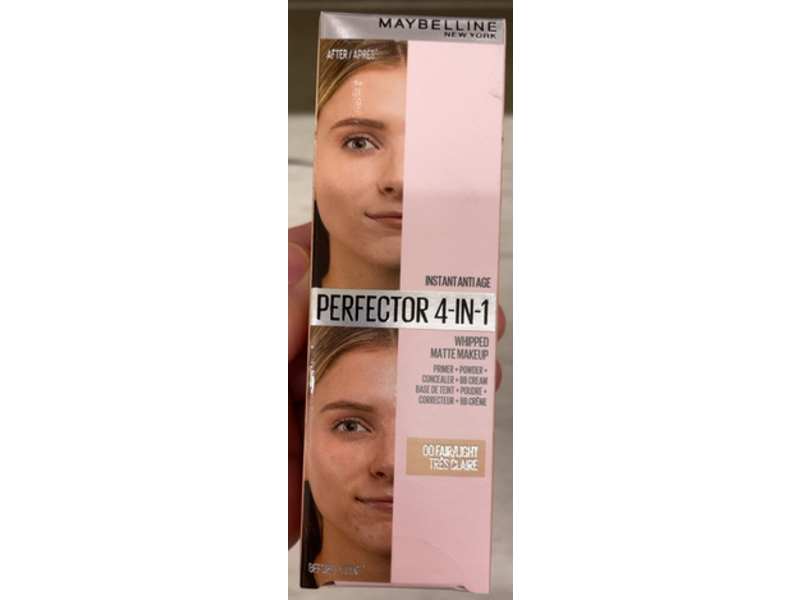 Maybelline Instant Anti Age Whipped Matte Makeup, 00 Fair/Light