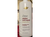 Dove Amino Curl Repair Damage Therapy Sulfate-Free Shampoo, 33.8 fl oz/1L - thumbnail 2