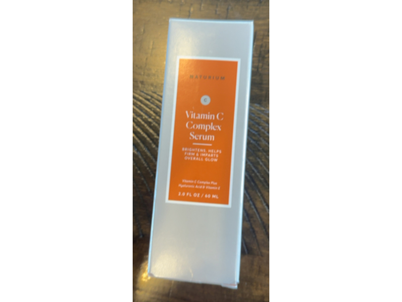 Naturium Vitamin C Complex Serum, Hyaluronic Acid & Vitamin E, 2.0 fl oz/60 mL
