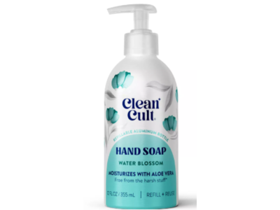 Cleancult Liquid Hand Soap, Water Blossom, 12 fl oz/355 mL