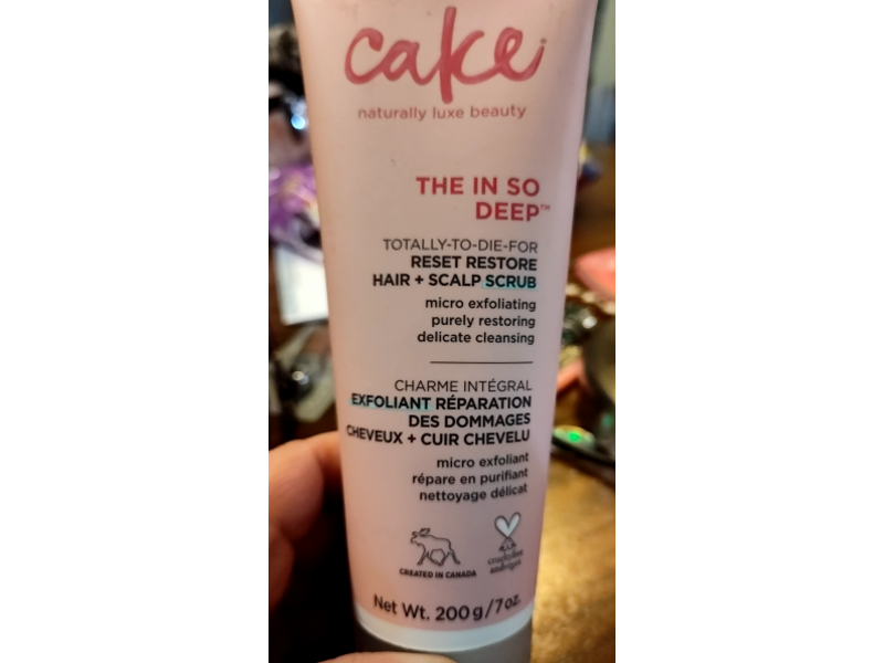 Cake The In So Deep Reset Restore Hair + Scalp Scrub, 7 oz/200 g