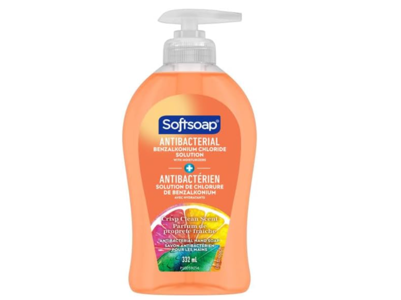 Softsoap Antibacterial Liquid Hand Soap, Crisp Clean, 11.25 fl oz/332 mL, Pack Of 6