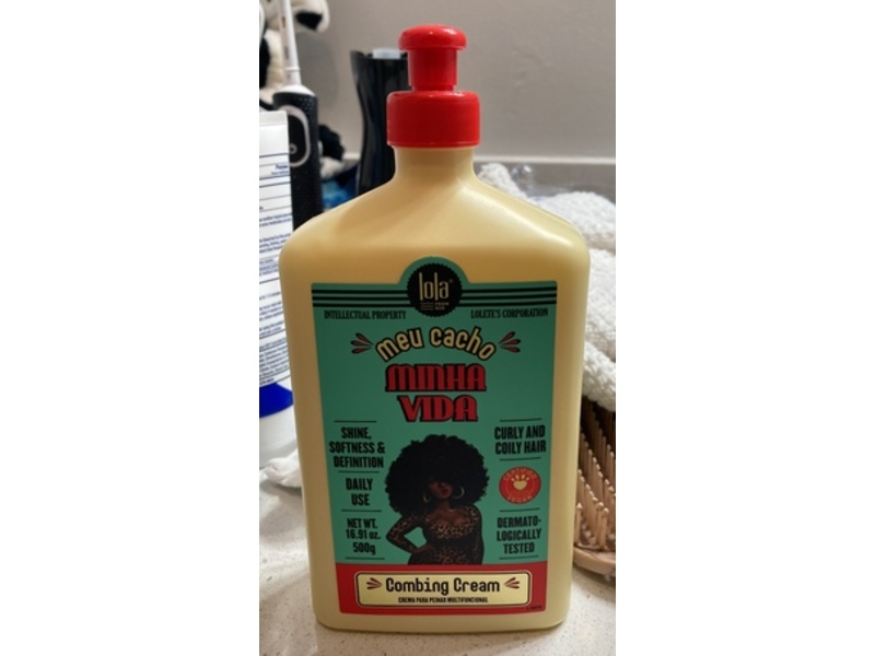 Lola Minha Vida Curly & Coily Hair Combing Cream, 16.91 fl oz/500 g
