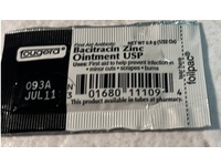 Fougera Bacitracin Zine Ointment Usp, 1/32 oz/0.9 g - thumbnail 1