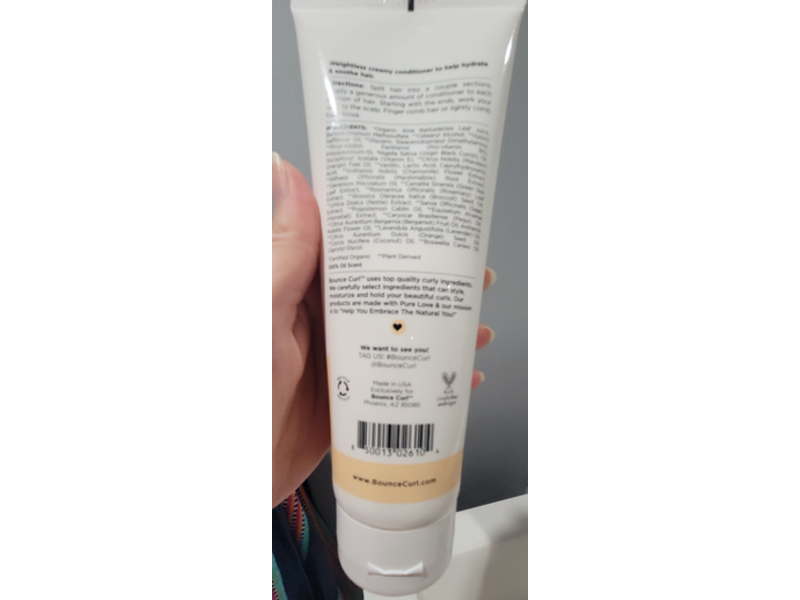 Bounce Curl Super Smooth Cream Conditioner, Aloe & Sunflower Oil, 8 fl oz/238 mL