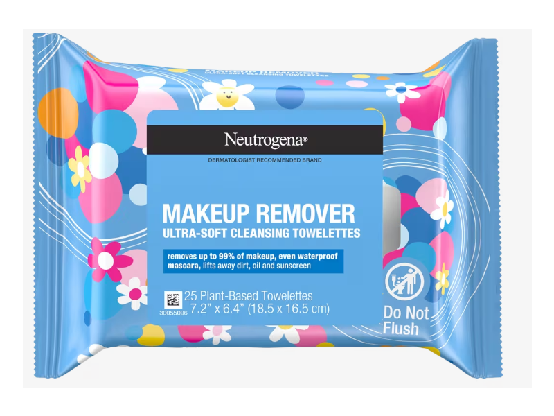 Neutrogen Makeup Remover Ultra Soft Cleansing Towelettes, 25 Count