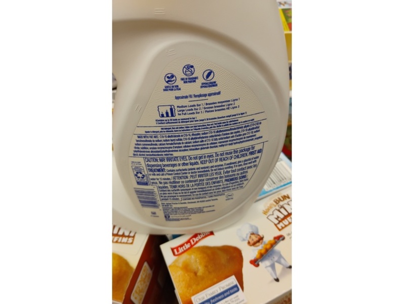 Tide Odor Refresh Liquid Detergent, Free & Gentle, 39 Loads, 55 fl oz/1.62 L