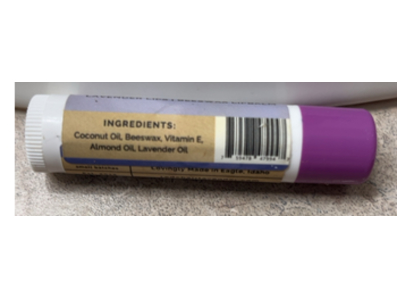 Red Chair Lavender Beeswax Lipbalm, Lavender,