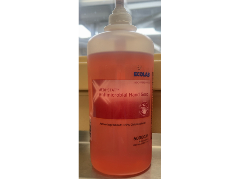 Ecolab Medistat Anti Microbial Hand Soap, 33.8 fl oz/1000 mL