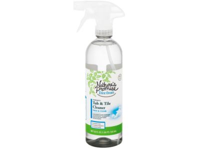 Nature's Promise Powerful Tub & Tile Cleaner, Free & Clear, 25 fl oz/739.3 mL