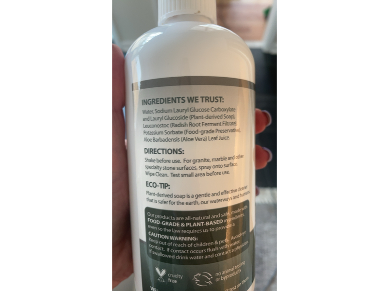 Eco-Me Natural Granite & Marble Cleaner, 16 fl oz/473 mL