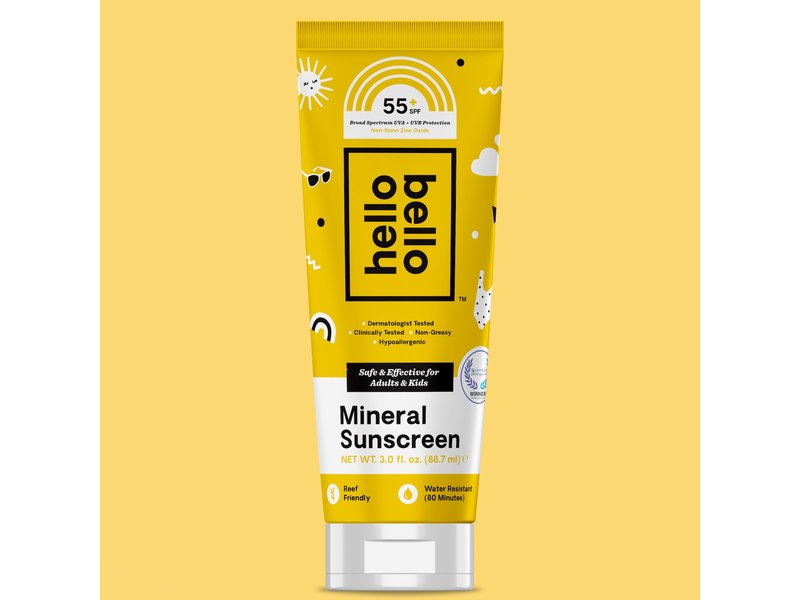 Hello Bello Mineral Sunscreen Lotion, Spf 50, 3 fl oz/88.7 mL