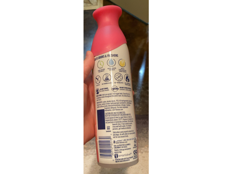 Febreze Romance & Desire Air Mist, Pink Rose Petals, 8.8 oz/250 g