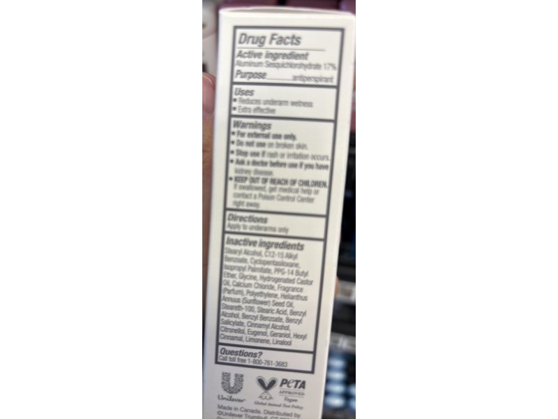 Dove Clinical + Care Original Clean 96H Protection + Nourishing Serum Antiperspirant Deodorant, 2.6 oz/74 g