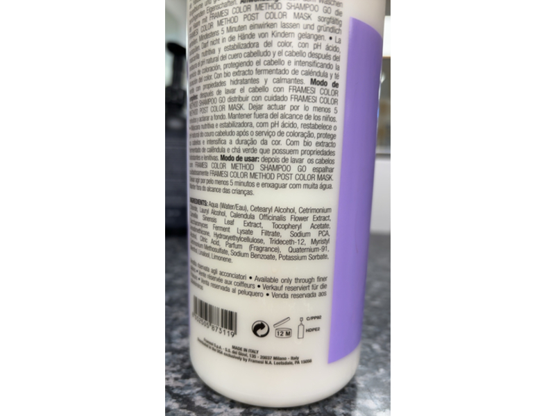Framesi Color Method Post Color Mask, 33.8 fl oz/1000 mL