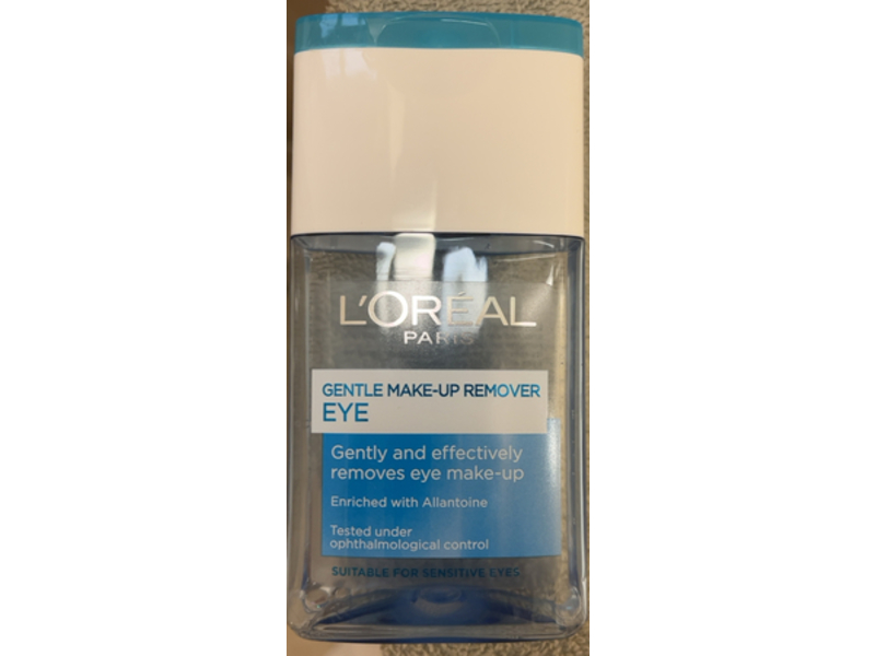 L'Oreal Gentle Eye Make-Up Remover, Allantoine, 125 mL