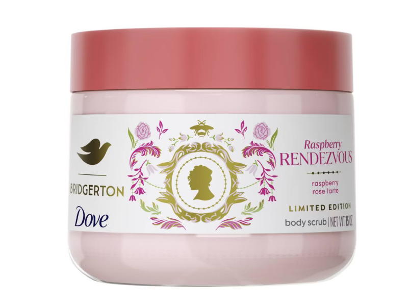 Dove Bridgerton Body Scrub, Raspberry Rendezvous, 15 oz