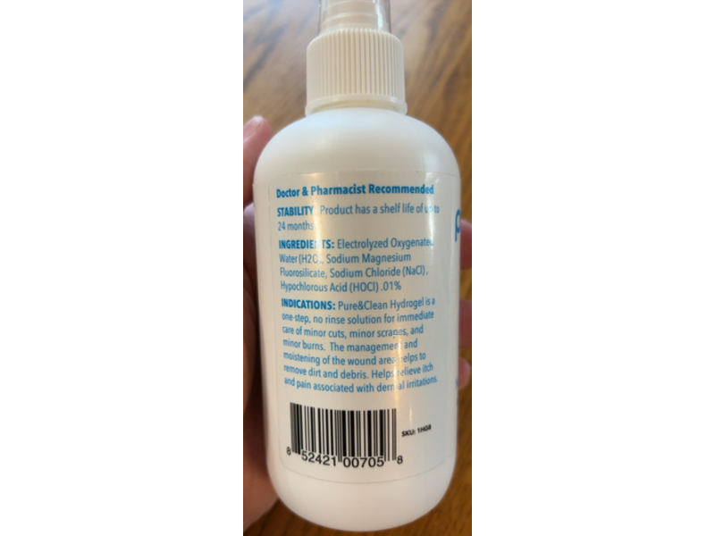 Pure & Clean Hydrogel, 8 fl oz/237 mL