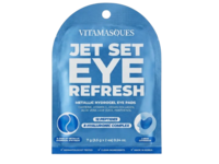 Vitamasques Jet Set Eye Refresh Metallic Hydrogel Eye Pads, 0.24 oz/3.5 g - thumbnail 1