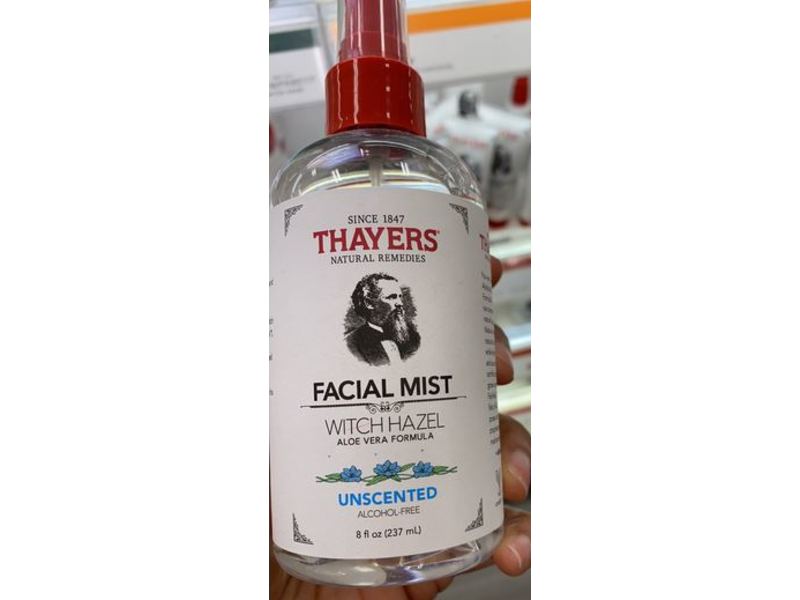 Thayers Witch Hazel Facial Mist Toner, Unscented, 8 fl oz/237 mL