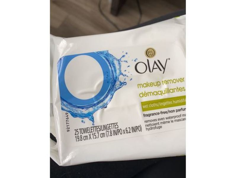 Olay Make Up Remover Wet Cloths, Fragrance-Free, 25 Ct