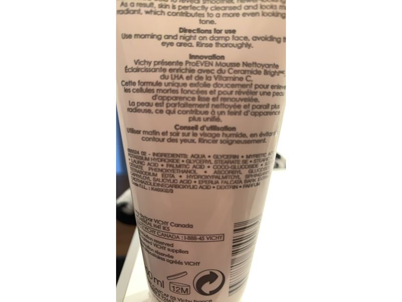 vichy pro even cleanser