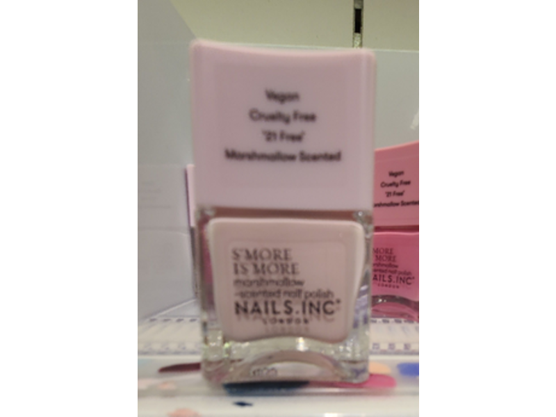 Nails.Inc S'More is More Marshmallow Nail Polish, A Little Mallow, 0.47 fl oz