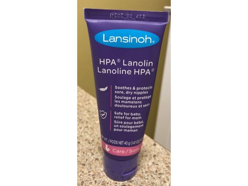 Lansinoh Nipple Cream, HPA Lanolin, 1.41 oz/40 g