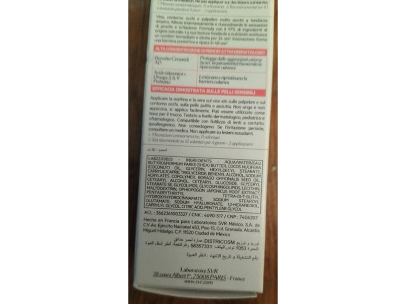 SVR Palpebral Face Balm, 30 mL