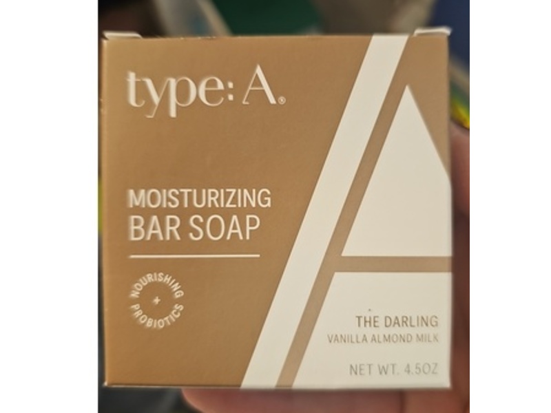 Type: A Moisturizing Bar Soap, The Darling Vanilla Almond Milk, 4.5 oz