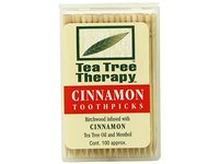 Tea Tree Therapy Toothpicks, Cinnamon, 100 Count - Image 2