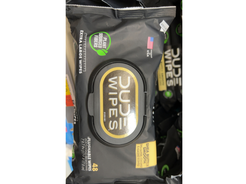 Dude Wipes, Shea Butter, Coconut & Almond Scent, 48 Count, Pack of 6